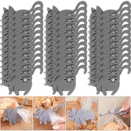 1Pc Funny Cat Butt Bread Clip 3D Printed Novelty Kitchen Storage Gadget for Cat Lovers Home Decorati