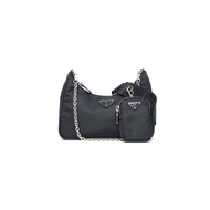PRADA Hobo三合一黑色尼龍肩背包