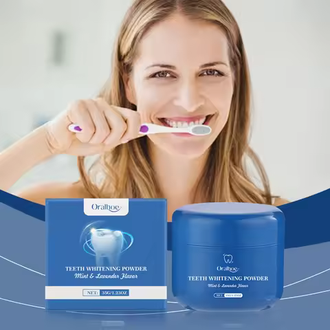 Dental Cleaning Powder Remove Plaque Stains Reduce Calculus Fresh Bad Breath Lasting Freshness Tooth
