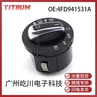 4FD941531Applicable Audi A6 S6 C6 Car Headlight Adjustment Switch Headlight Knob Combination Switch