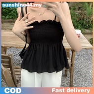 Shine Solid Color Y2K Style Women's Camisole - Basic Tops