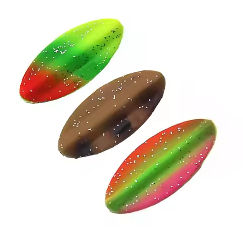 HISTOLURE Inline Fishing Spoon 2g Trout Fishing Metal Lures UV Color Spinner Bait Artificial Hard Ba