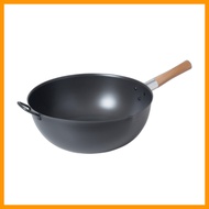 [papaskitchen] Hard-Coated Large Beijing Wok, 42cm, 1pc / Korean Wok / 42cm Large Size / 100% Genuin