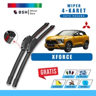 Mitsubishi XForce Quad 4 Wiper Rubber Bonus 5 Products