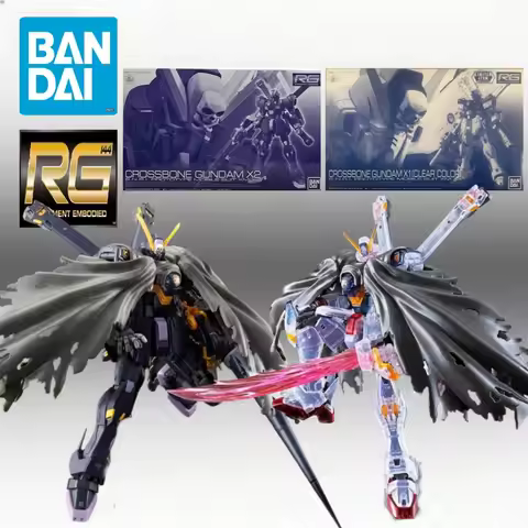 Bandai RG 1/144 Crossbone Gundam X1 Clear Color & X2 P-Bandai Limited Set Mobile Suit Gundam