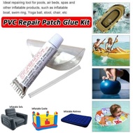 PVC Adhesive Repair Kit Gam Pelampung Gam Kolam Bocor Tampal Kolam Glue Repair Pack Repair Glue Repa