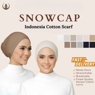 Anak Tudung Inner Warda Jersey Cotton || Indonesia Cotton Scarf Tudung Snowcap | Export Quality