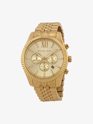 นาฬิกาข้อมือผู้หญิง Michael Kors Lexington Chronograph Champagne Dial Gold MK8281