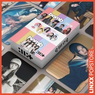 LINXX 55pcs ILLIT Bomb Album Fan Collection Lomo Cards HD Pictures 3 Inch Mini Kpop Merch Trading Ph