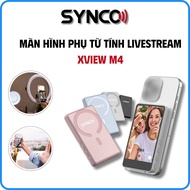 SYNCO XVIEW M4 Magnetic Secondary Screen Supports SELFIE, LIVESTREAM, VLOG RECORDING BY REAR CAMERA 