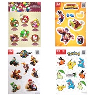 Nintendo Switch 2 stickers Pokemon ZA Legends / Donkey Kong Bananza / Mario Kart World