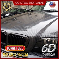 Bonnet Roof 6D Carbon Fiber Sticker Carbon Sticker Wrap Decal Car Sticker Body Car Accessories Stick