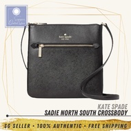 [SG SELLER] Kate Spade KS Womens Sadie North South Crossbody Black Leather Bag