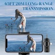 Professional 4-in-1 Wireless Lavalier Microphone Miniature Noise Cancelling for  Android 3.5mm Jack 