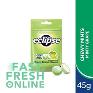 WRIGLEY'S ECLIPSE 45g CHEWY MINT STRAWBERRY \ PAPPERMINT \ GREEN GRAPE \SPEARMINT \ MINTY LEMON \