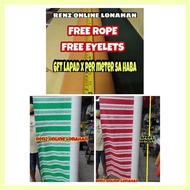 ♺ ✧ ✗ Per Meter Stripe Tolda Trapal 6ft Height x per meter sa haba / Diy Lona/ Lona Tolda Tarpaulin