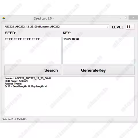 MB Seed Key Calculator 3.0 for Benz MB Star C4 C5 C6 Seed Key Calculator Service for Vediamo Dts Mon