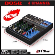 MIXER F4/USB 4 CHANNEL MIXER W/ BLUETOOTH