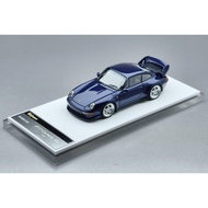 Make Up 保时捷 911 993 RS 1995 1/43 MU vision Porsche 911 993 Carrera Rs Japan ver.1995 金属蓝 货号 VM096K M