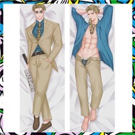 อะนิเมะตกแต่งปลอกหมอน Jujutsu Kaisen Nanami Kento พิมพ์สองด้านกอดครอบหมอนร่างกาย Otaku Waifu