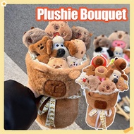 Capybara Bouquet Plushie Bouquet Plush Toy Capybara Doll Toy Valentine Gift Hadiah Hari Ibu