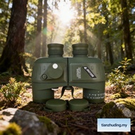 10X50 Optics Military Binocular Telescope Waterproof shockproof Spotting scope with Compass for camp