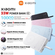 【CCC Certified】Xiaomi Magnetic PowerBank Built-in Cable 10000mAh 33W MAX With  7.5W MAX Wireless Cha