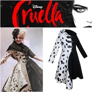 Cosplay Dress from 101 Dalmatians - Black & White Cruella de Vil Design