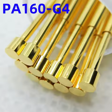 100PCS PA160-G4 Spring Test Probe PA160-G Test Pin P160-G P160-G4 Test Tool 24.5mm 1.36mm Needle Gol