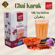 Milk Tea / Al Khair Chai Karak Saffron / Saffron Milk Tea / 12 Sachets / 180g /Chai Karak/Sugar Free