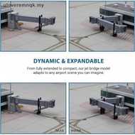 Uloveremnqk Static Airport Corridor Bridge Model Detailed Equipment Scene Display for DIY Airport Te