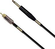 Mogami GOLD TS-RCA-12 Unbalanced Audio Adapter Cable, 1/4" TS Male Plug and RCA Male Plug, Gold Contacts, Straight Connectors, 12 Foot