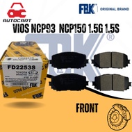 FBK BRAKE PAD FD2253S NCP93 NCP150 1.5S 1.5G (FRONT)