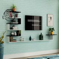 💘&amp;Simple Modern TV Wall Shelf Living Room Background Wall Creative Decoration Shelf Wall Partition TV Cabinet Wall-Mount