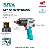 🔥 TOTAL Air Impact Wrench 1/2 Air Impact Wrench Heavy Duty Air Wrench Impact Wrench Air Gun High Tor