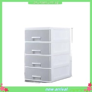 TOYOGO A4 Plastic Drawer Organizer | 4-Tier Stationery Storage Cabinet (542-4)
