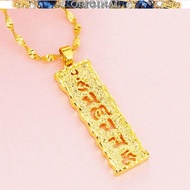 916gold Six-Word Mantra Men's Pendant Necklace in stock