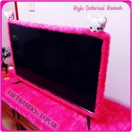 2in1 character led tv headband 40-43 inch + fur tablecloth 50x150cm
