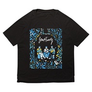 4.20 Music FOURTWNTY T-SHIRT INDIE FOLK INDONESIA LOGO T SHIRT BLACK UNISEX COTTON