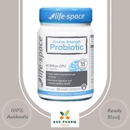 LIFE SPACE Double Strength Probiotic (30 Capsules)