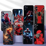 for Realme Narzo 70X N65 GT neo 3T P1 C85 C75x C75 C71 15X Anime Cartoon Spider-Man【242Q6】9Y18 Soft 