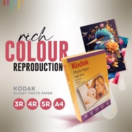 KODAK Glossy Photo Paper | 3R 4R 5R A4 | 173/230/235gsm | Ready Stock