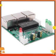 Fast Switch Mini 3 Port Ethernet Switch 10 / 100mbps Network Switch Hub Pcb Module Board for System 