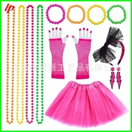 tutu80s Set Lace Earrings Prom Adult Hot Sale Lightning Main Image Party Neon Headband