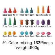 620Creative Loose Parts Toys Baby Wooden Constructor Set Montessori Toys for Children Nordic Sensory