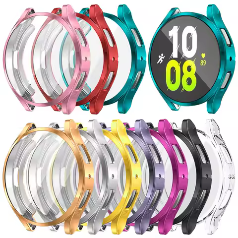 Watch Case for Samsung Galaxy Watch 4/5 40mm 44mm TPU Screen Protector All-Around Bumper Protective 