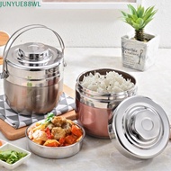 JUNYUE88WL Thermal Food Container, 1200/1500ML Stainless Steel Insulated Lunch Box, Durable 2 Layer 