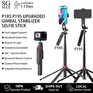 P185 P195 1.8m Selfie Stick Quadruped Stand For Phone With Remote Travel Gimbal Stabilizer Camera St
