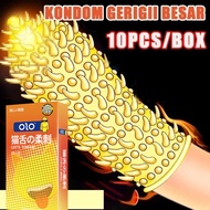OLO Condom silicon berduri tebal kondom getah berduri tebal tahan lama sex condom for men 10pcs/box