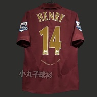 05-06 Arsenal retro jersey Henry van Persie Bergkamp Vieira Francesco Arsenal football jersey